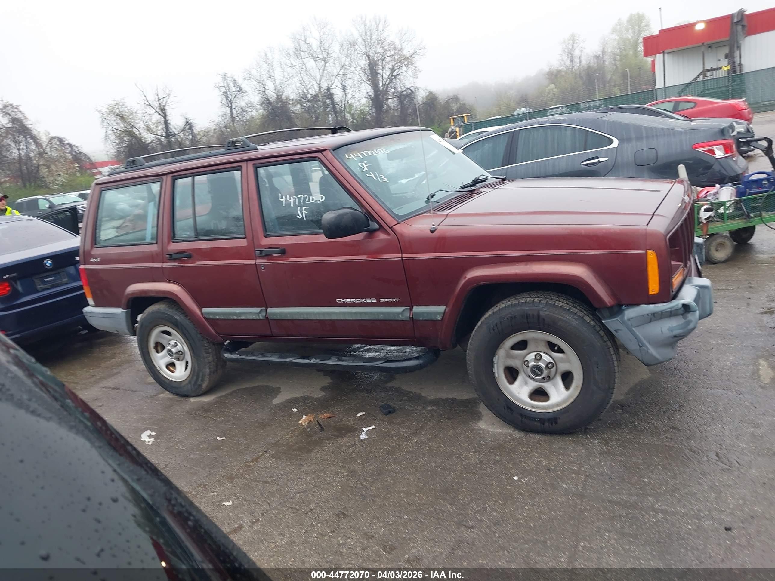 2001 Jeep Cherokee Sport Brown vin: 1J4FF48S71L538369