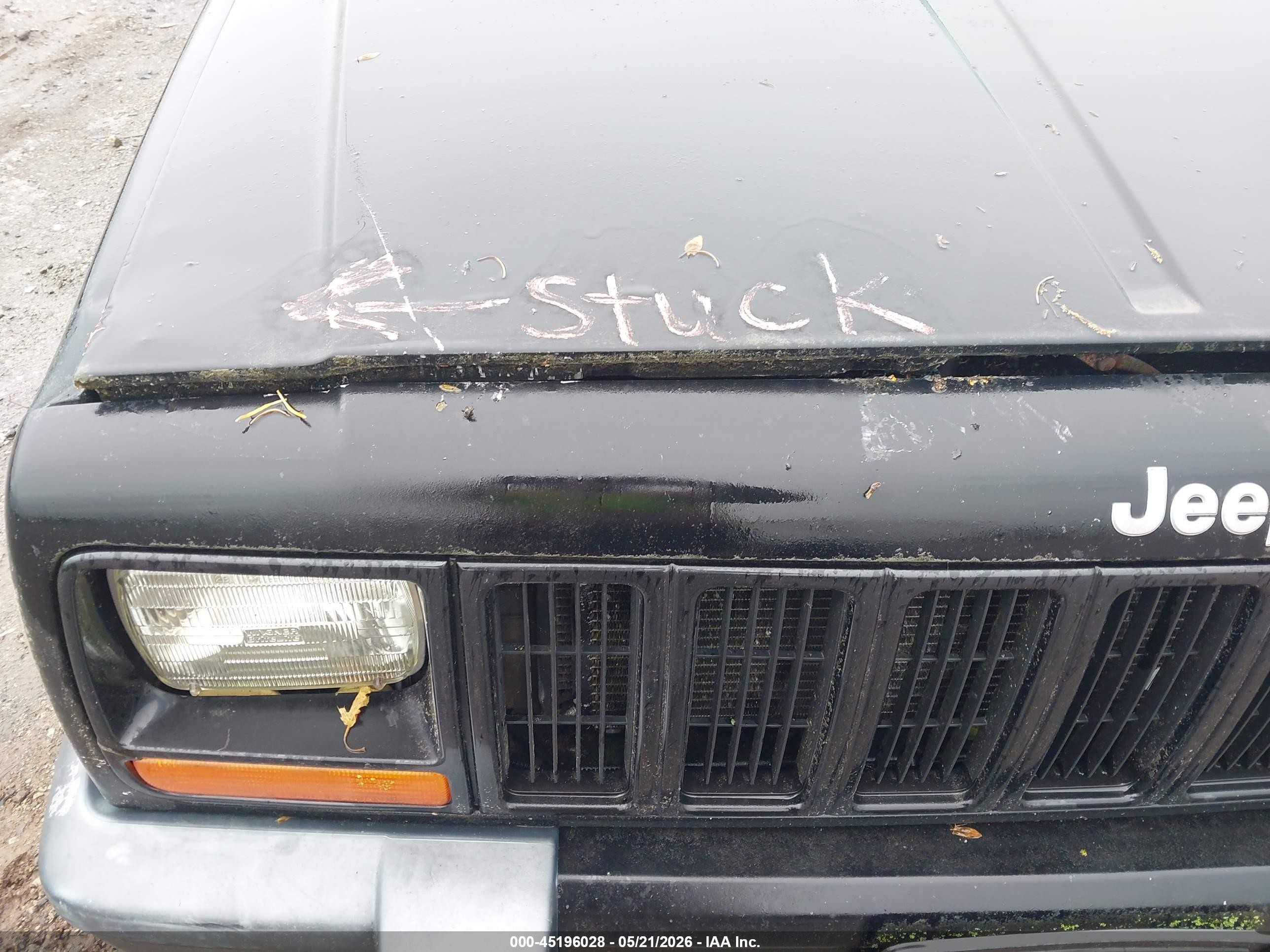 2000 Jeep Cherokee Sport Black vin: 1J4FF48S7YL125751