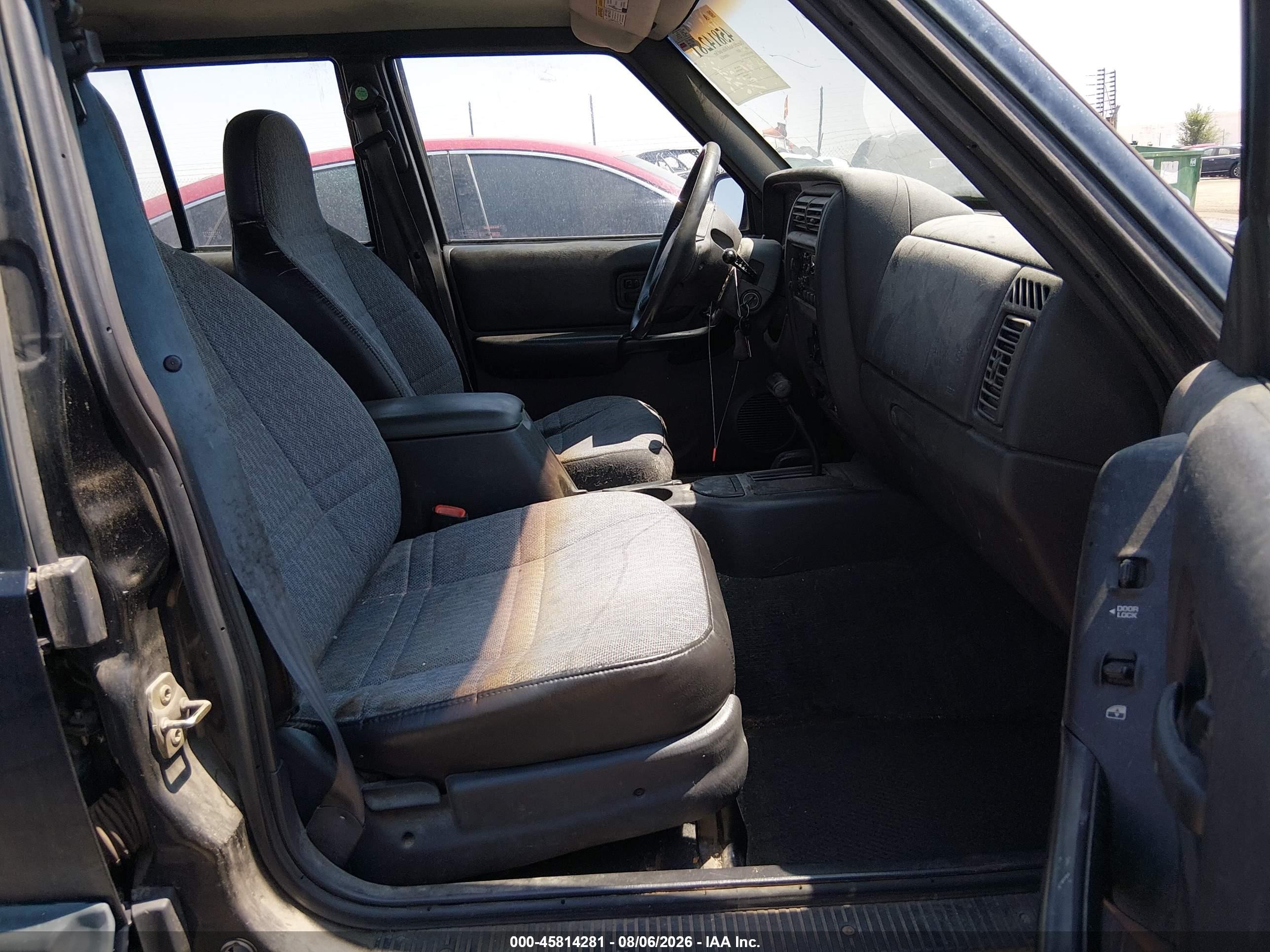 2000 Jeep Cherokee Sport Black vin: 1J4FF48S7YL222187