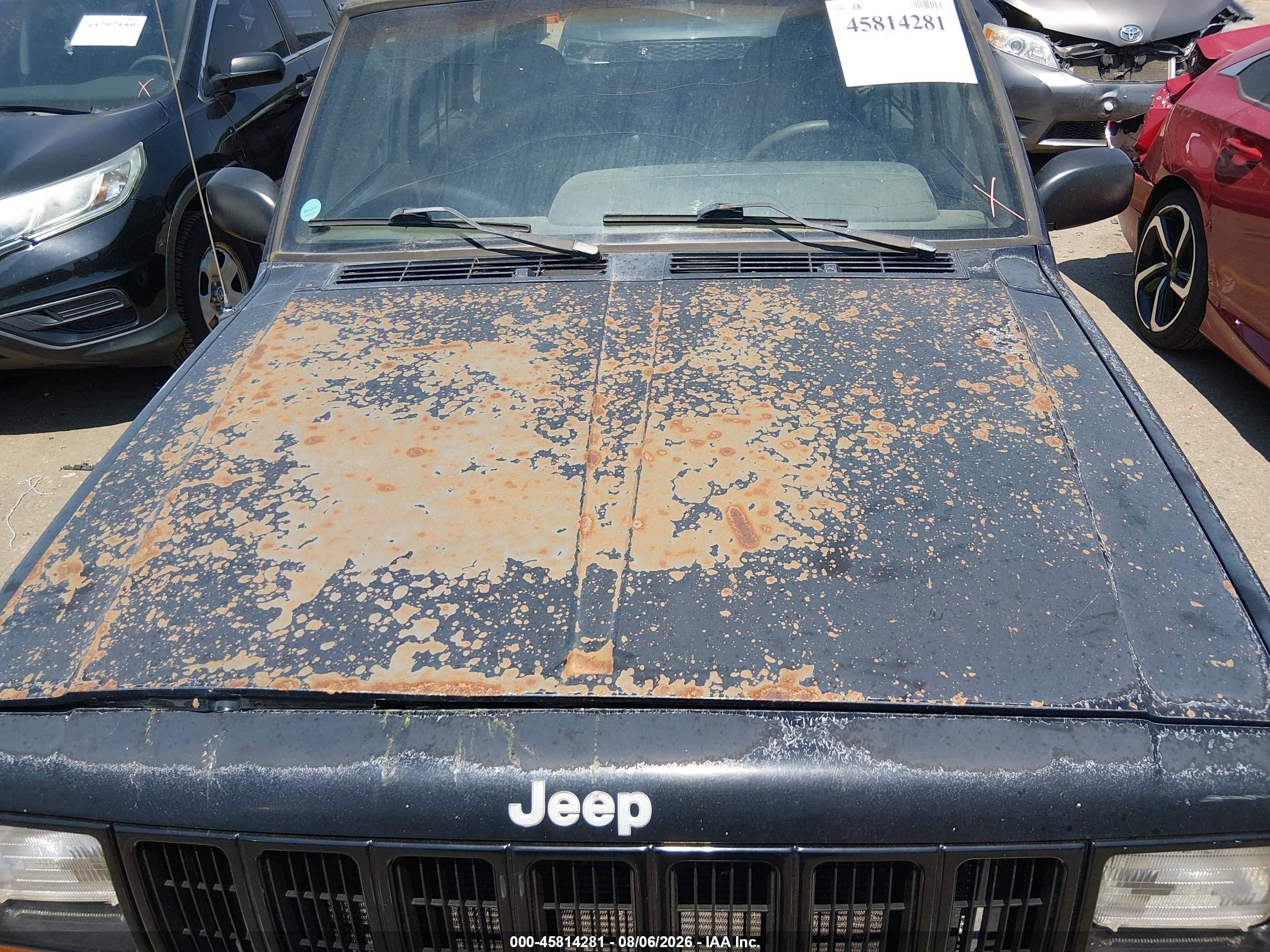 2000 Jeep Cherokee Sport Black vin: 1J4FF48S7YL222187