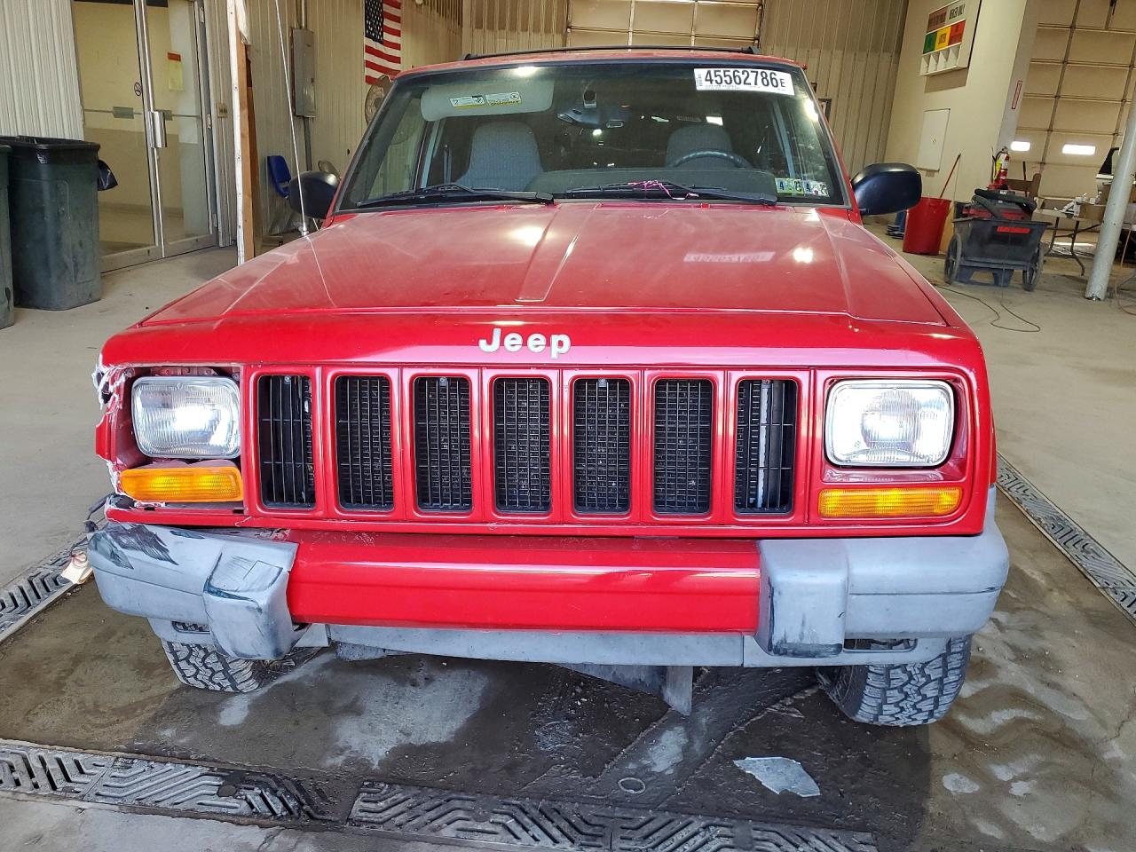 2000 Jeep Cherokee Sport Red vin: 1J4FF48S8YL110238