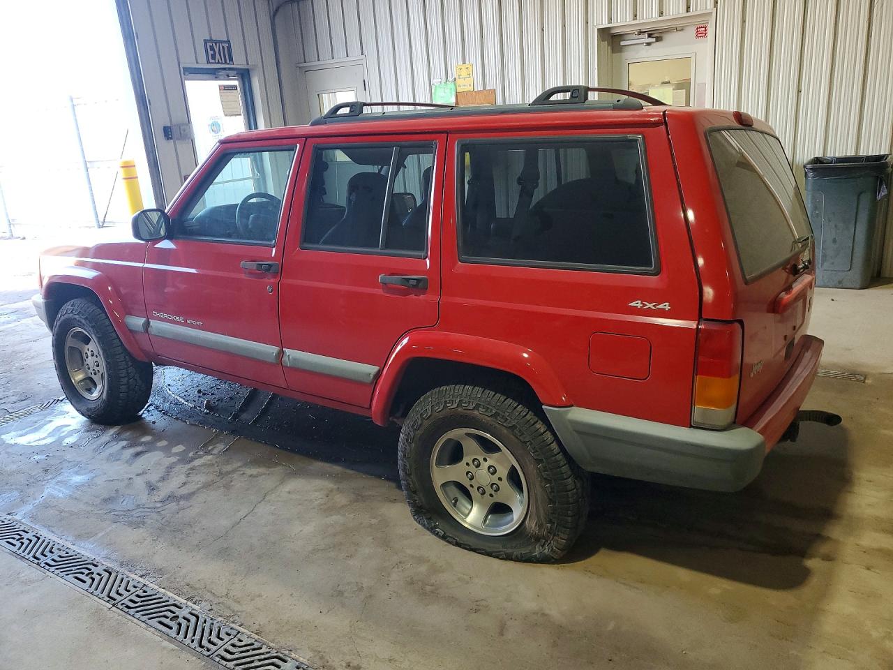 2000 Jeep Cherokee Sport Red vin: 1J4FF48S8YL110238