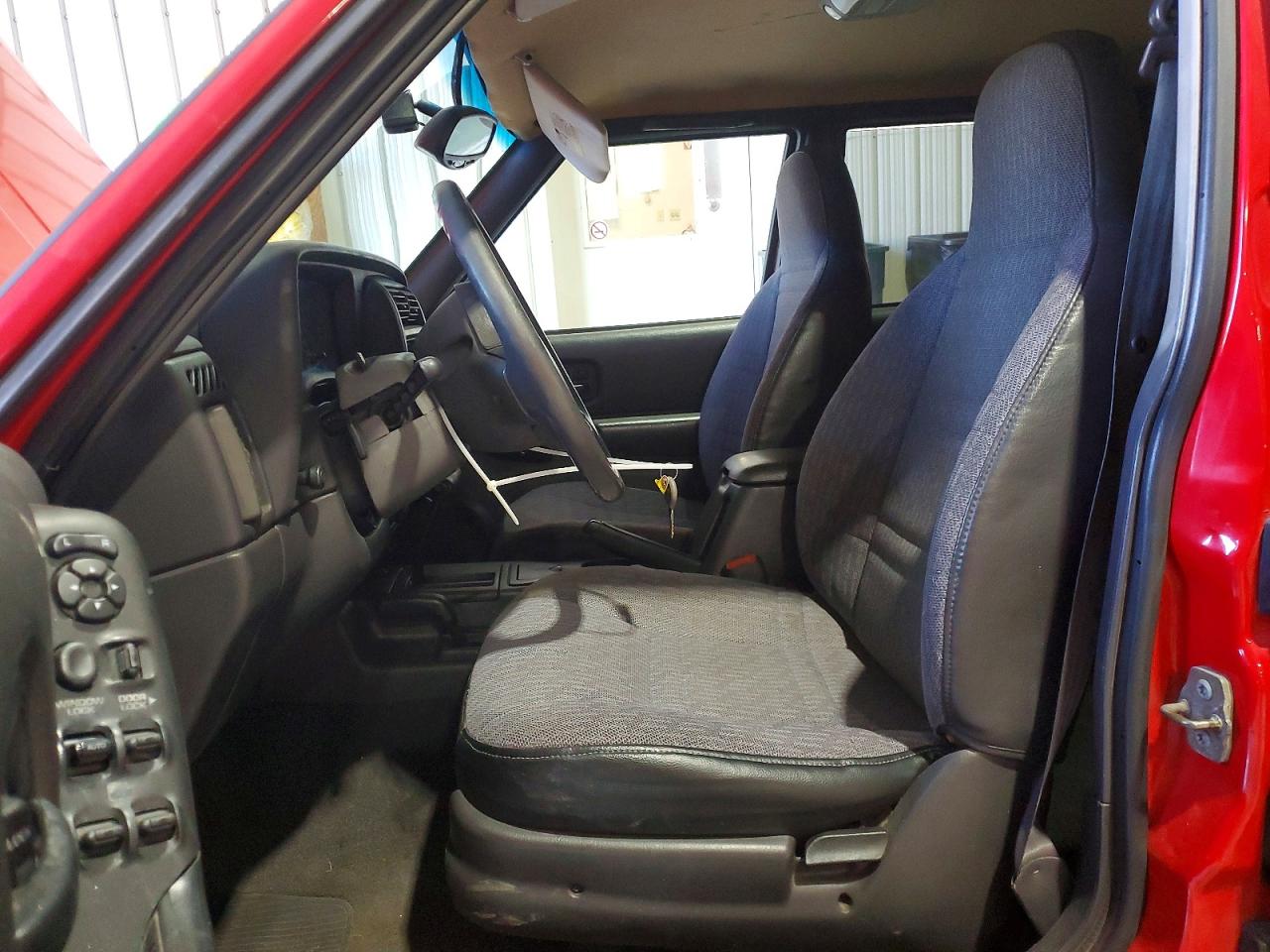 2000 Jeep Cherokee Sport Red vin: 1J4FF48S8YL110238