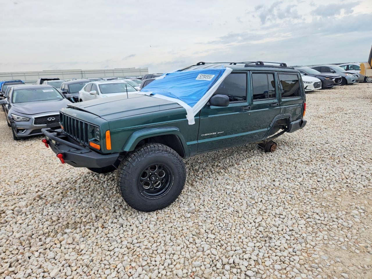 2000 Jeep Cherokee Sport Зеленый vin: 1J4FF48S8YL113804