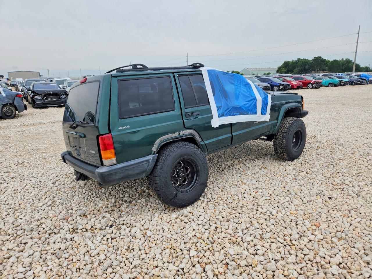 2000 Jeep Cherokee Sport Зеленый vin: 1J4FF48S8YL113804