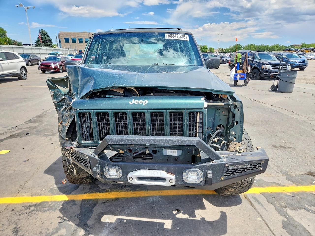 2001 Jeep Cherokee Sport Teal vin: 1J4FF48S91L507186