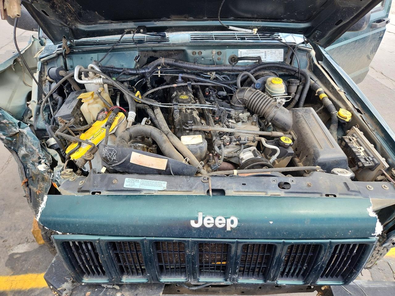 2001 Jeep Cherokee Sport Teal vin: 1J4FF48S91L507186