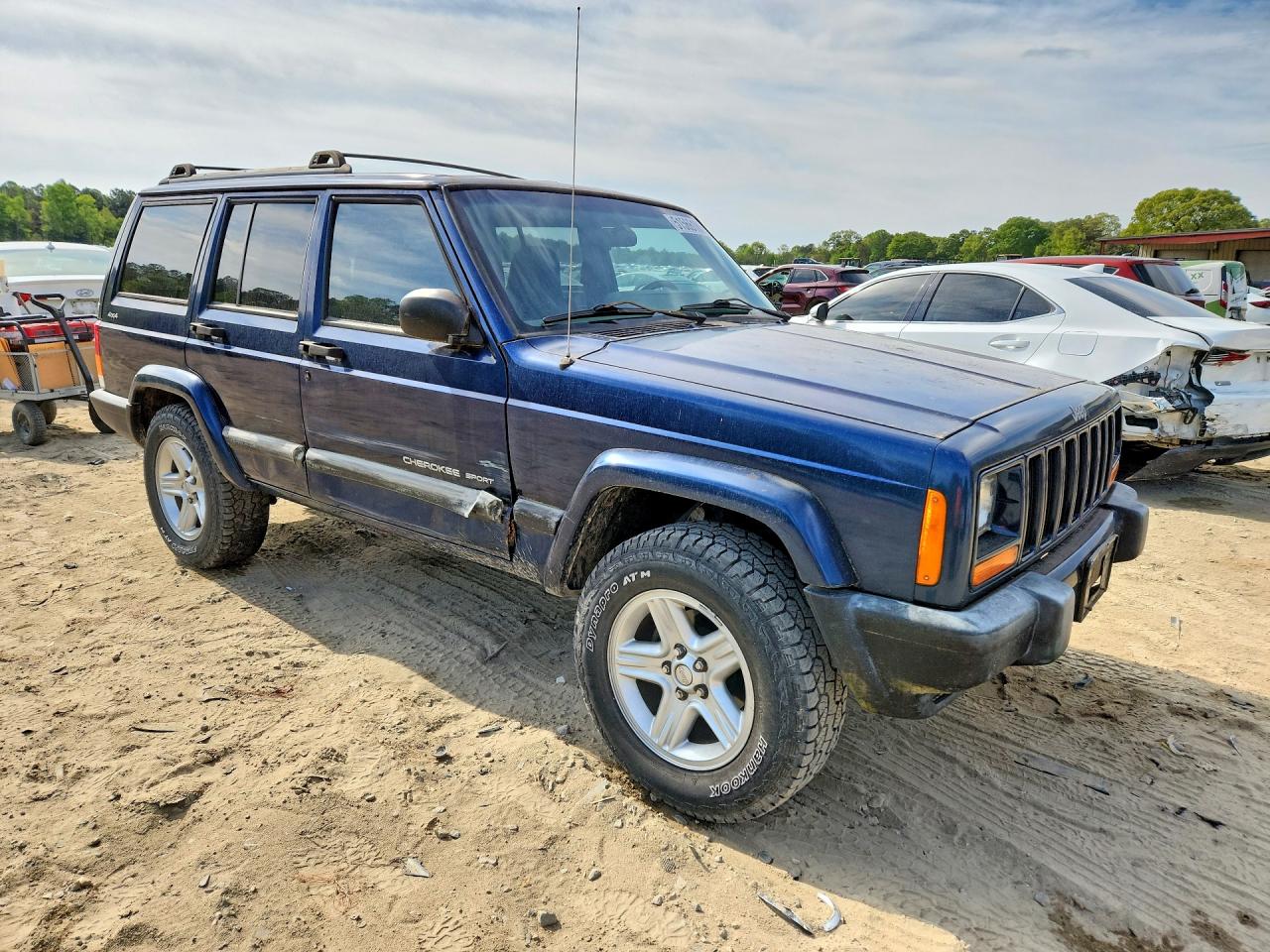 2001 Jeep Cherokee Sport Blue vin: 1J4FF48S91L580798