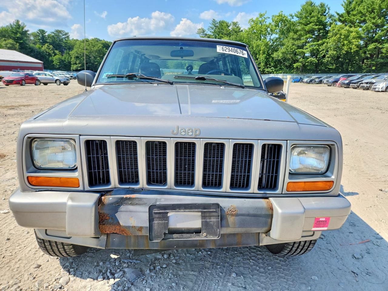 2001 Jeep Cherokee Sport Gray vin: 1J4FF48S91L615131
