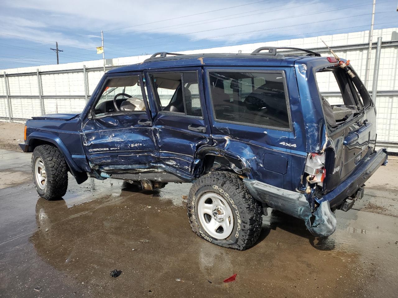 2000 Jeep Cherokee Sport Blue vin: 1J4FF48S9YL136850