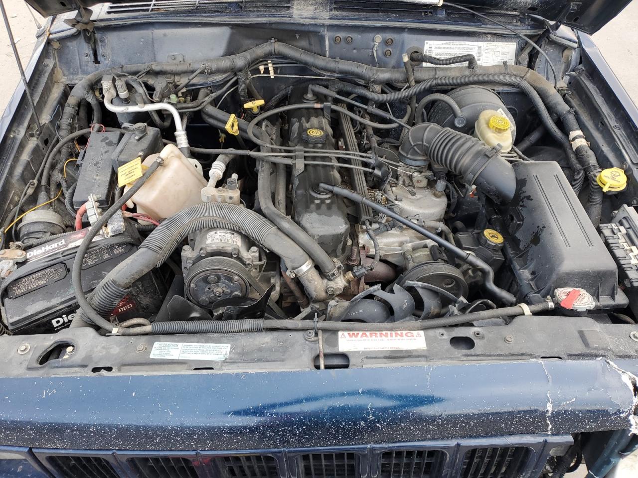 2000 Jeep Cherokee Sport Blue vin: 1J4FF48S9YL136850