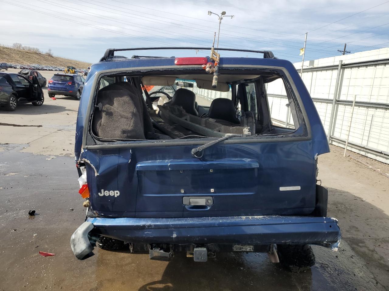 2000 Jeep Cherokee Sport Blue vin: 1J4FF48S9YL136850