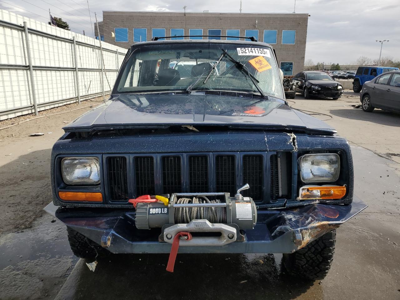 2000 Jeep Cherokee Sport Blue vin: 1J4FF48S9YL136850