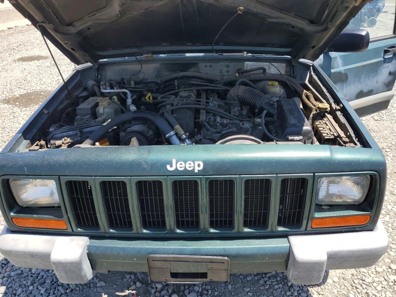2000 Jeep Cherokee Sport Зеленый vin: 1J4FF48S9YL137707