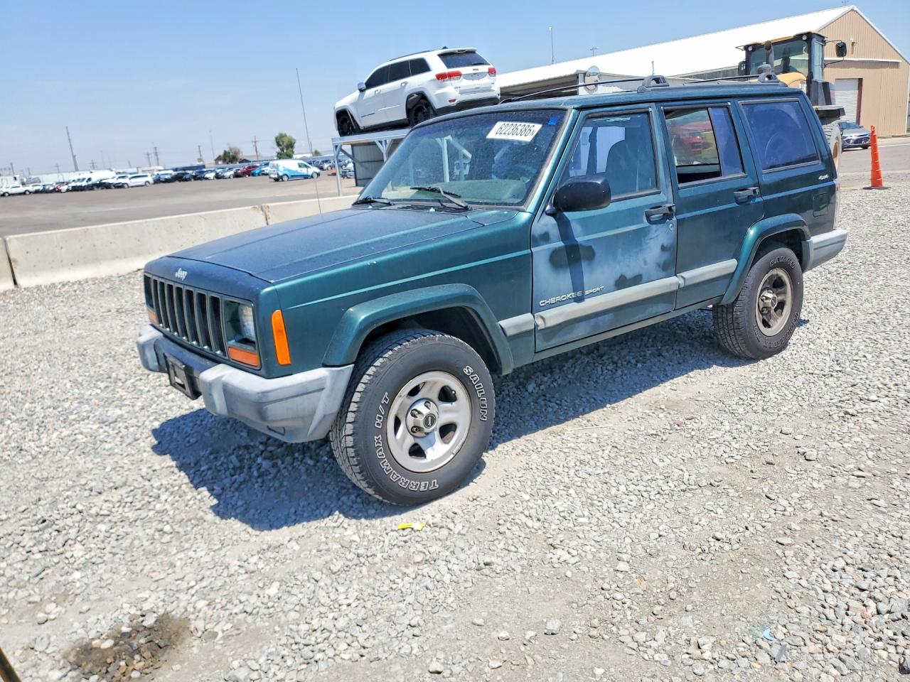 2000 Jeep Cherokee Sport Green vin: 1J4FF48S9YL137707