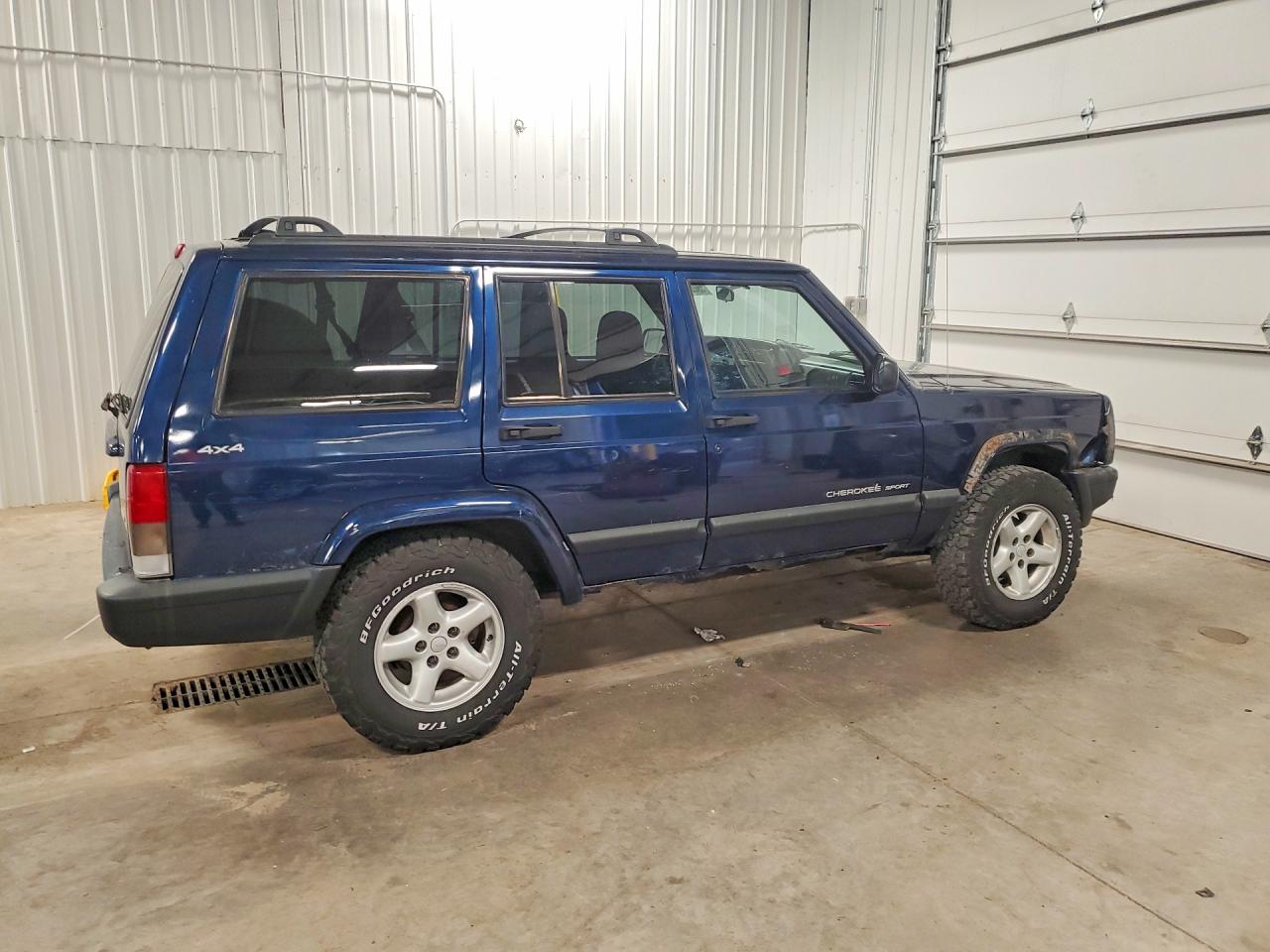 2000 Jeep Cherokee Sport Blue vin: 1J4FF48S9YL141370