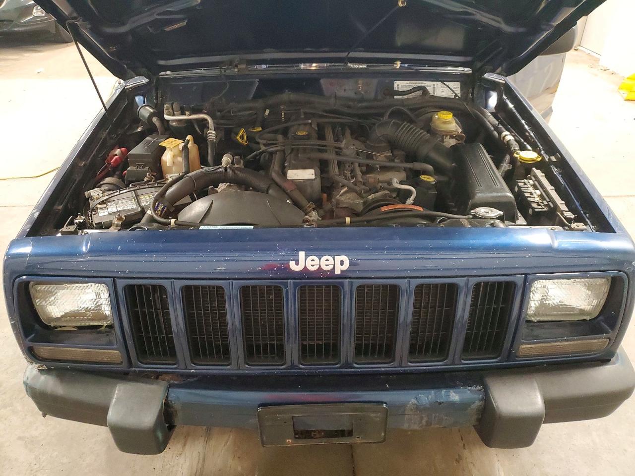 2000 Jeep Cherokee Sport Blue vin: 1J4FF48S9YL141370