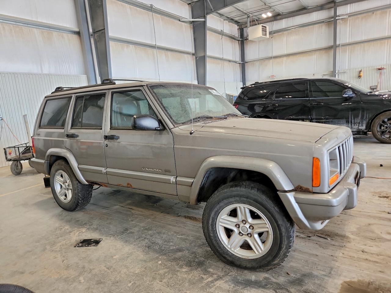 2001 Jeep Cherokee Classic Gray vin: 1J4FF58S11L540544