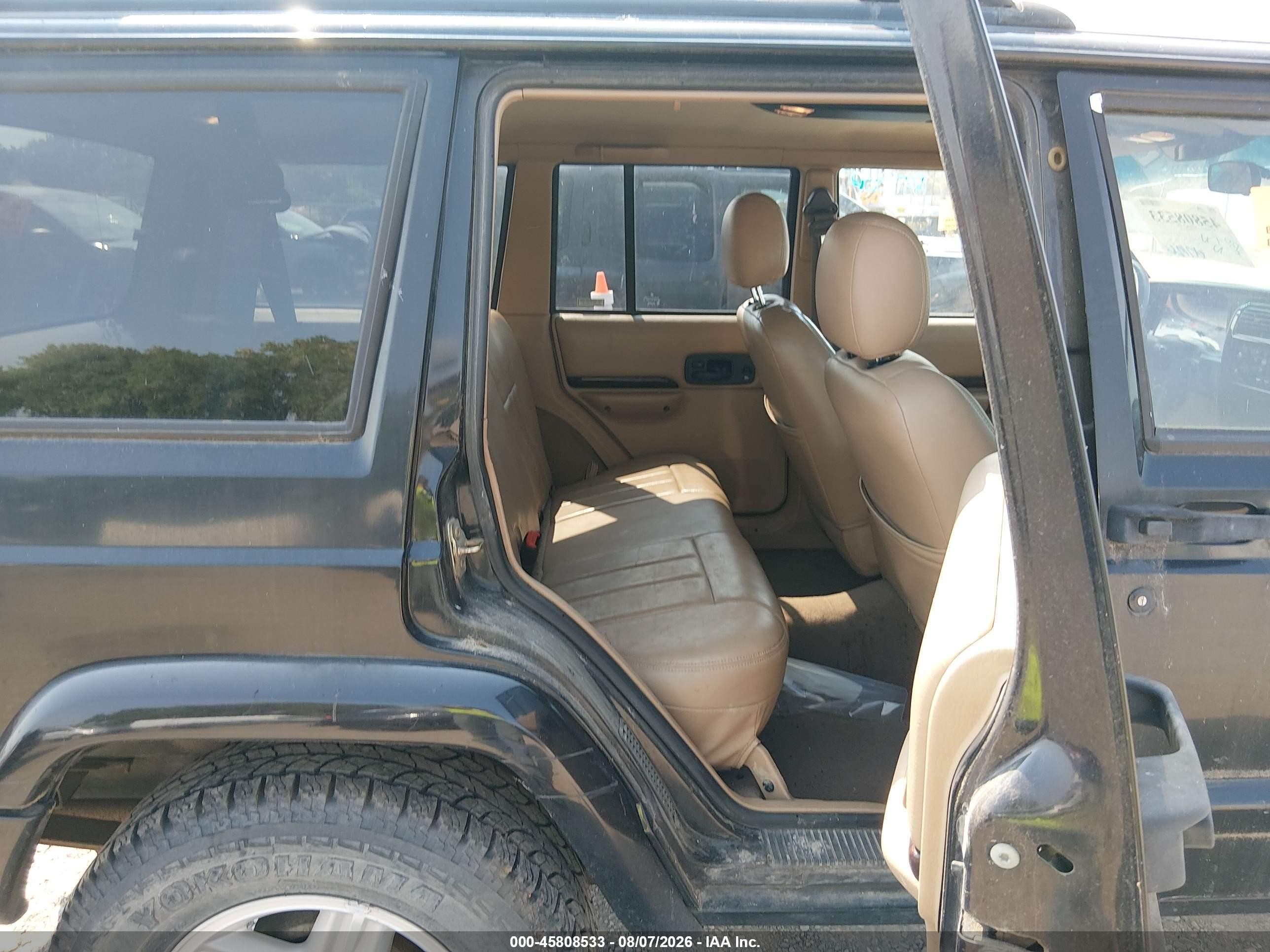 2001 Jeep Cherokee Limited/sport Черный vin: 1J4FF58S51L578973