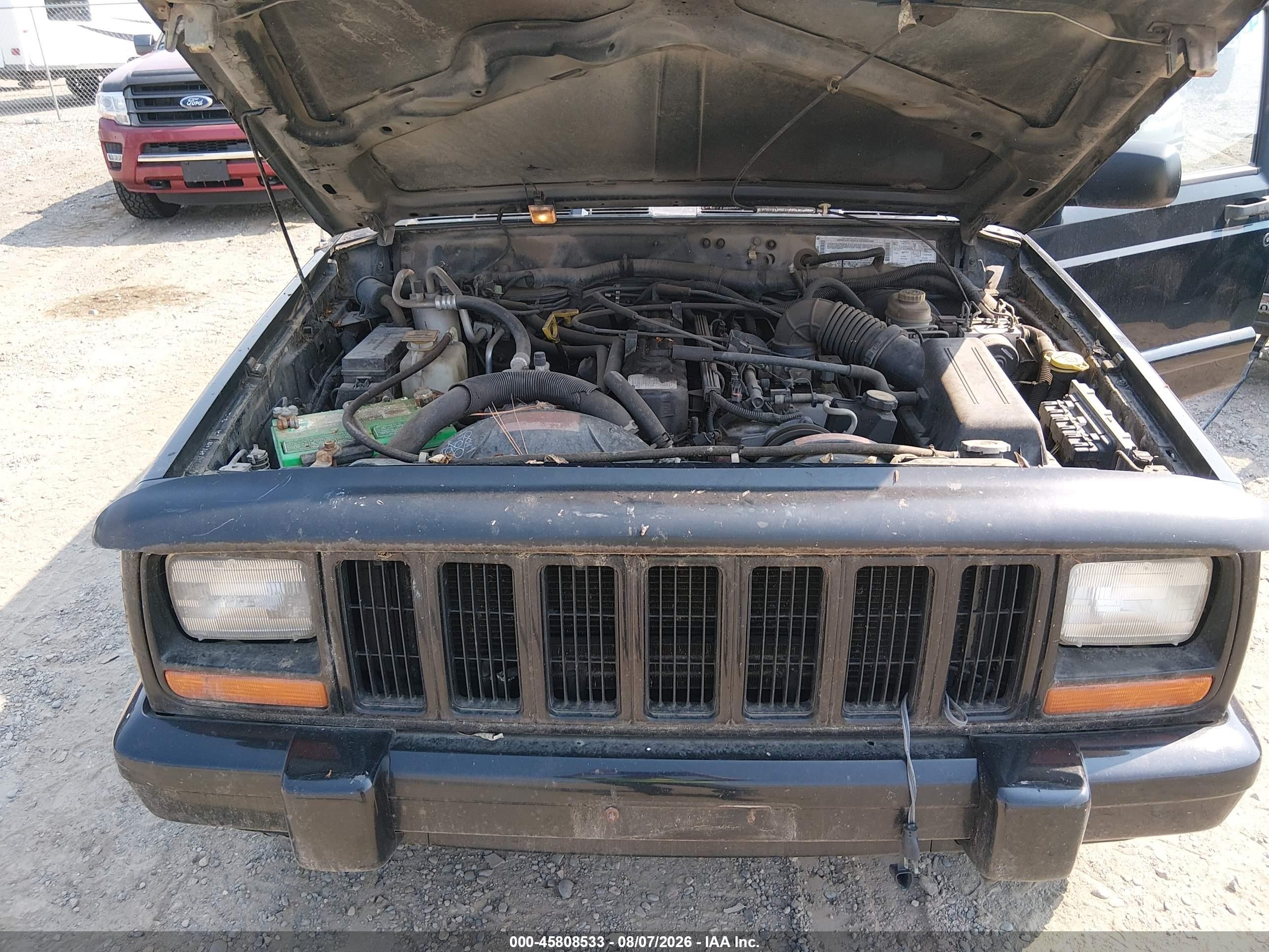 2001 Jeep Cherokee Limited/sport Черный vin: 1J4FF58S51L578973