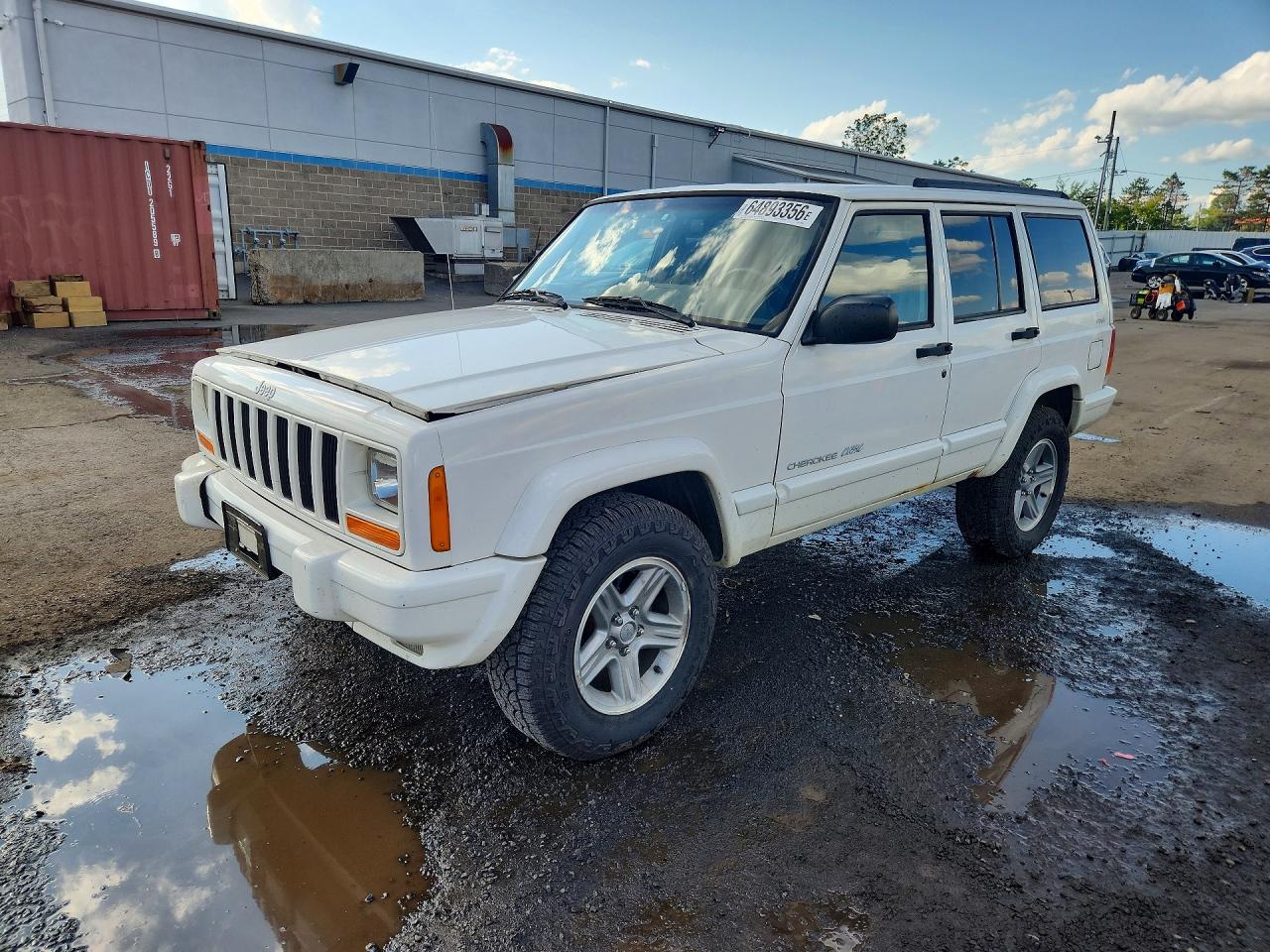 2001 Jeep Cherokee Classic White vin: 1J4FF58S71L518600
