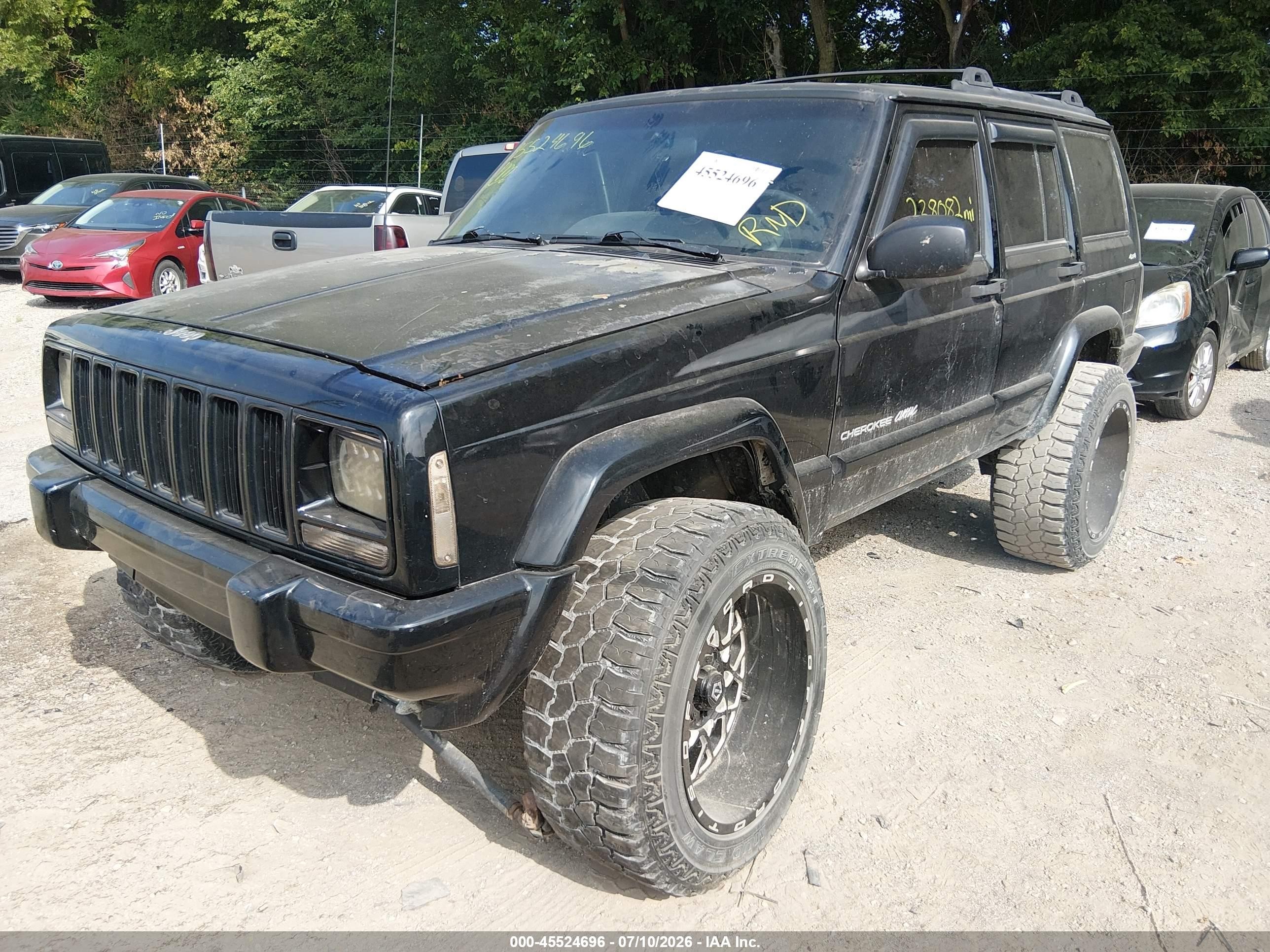 2000 Jeep Cherokee Classic Black vin: 1J4FF58S7YL230960