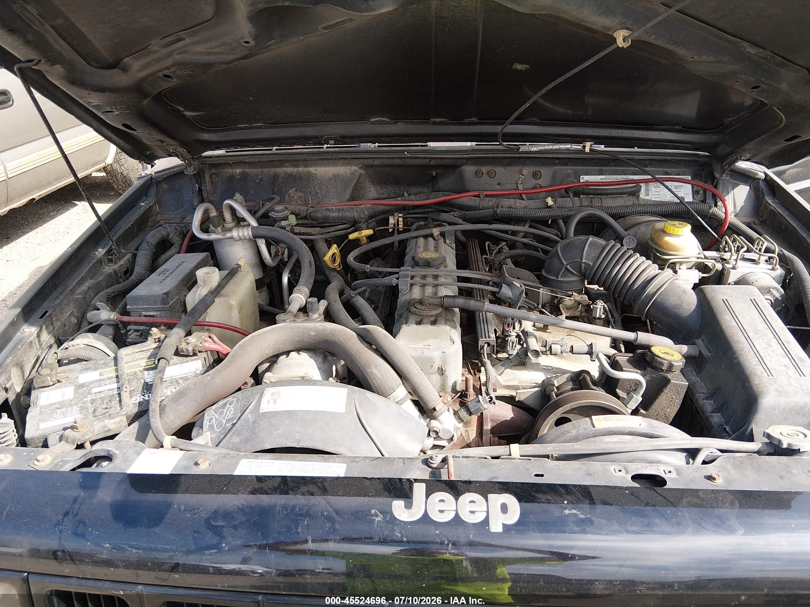 2000 Jeep Cherokee Classic Black vin: 1J4FF58S7YL230960