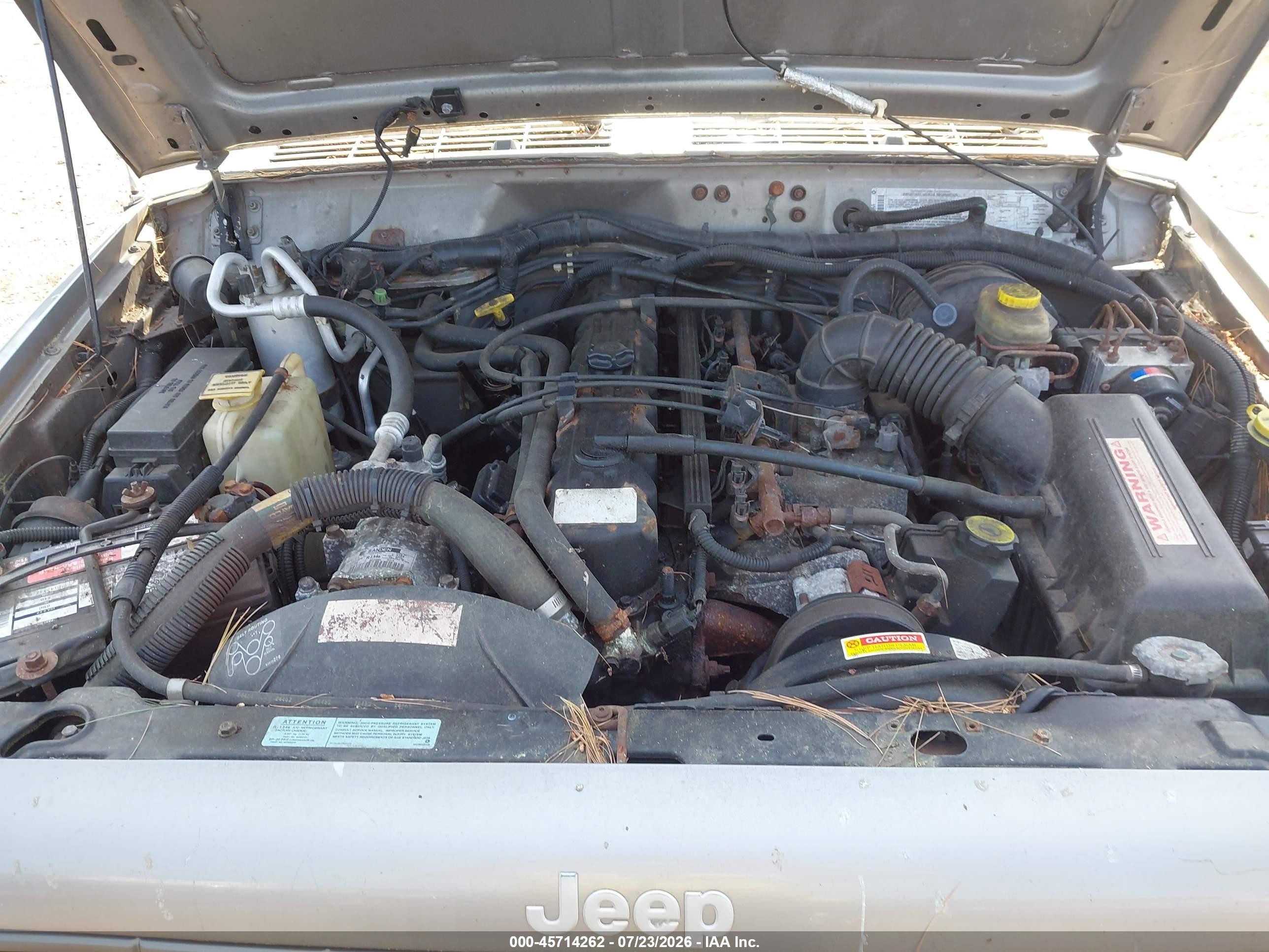 2000 Jeep Cherokee Classic Gray vin: 1J4FF58S7YL233535