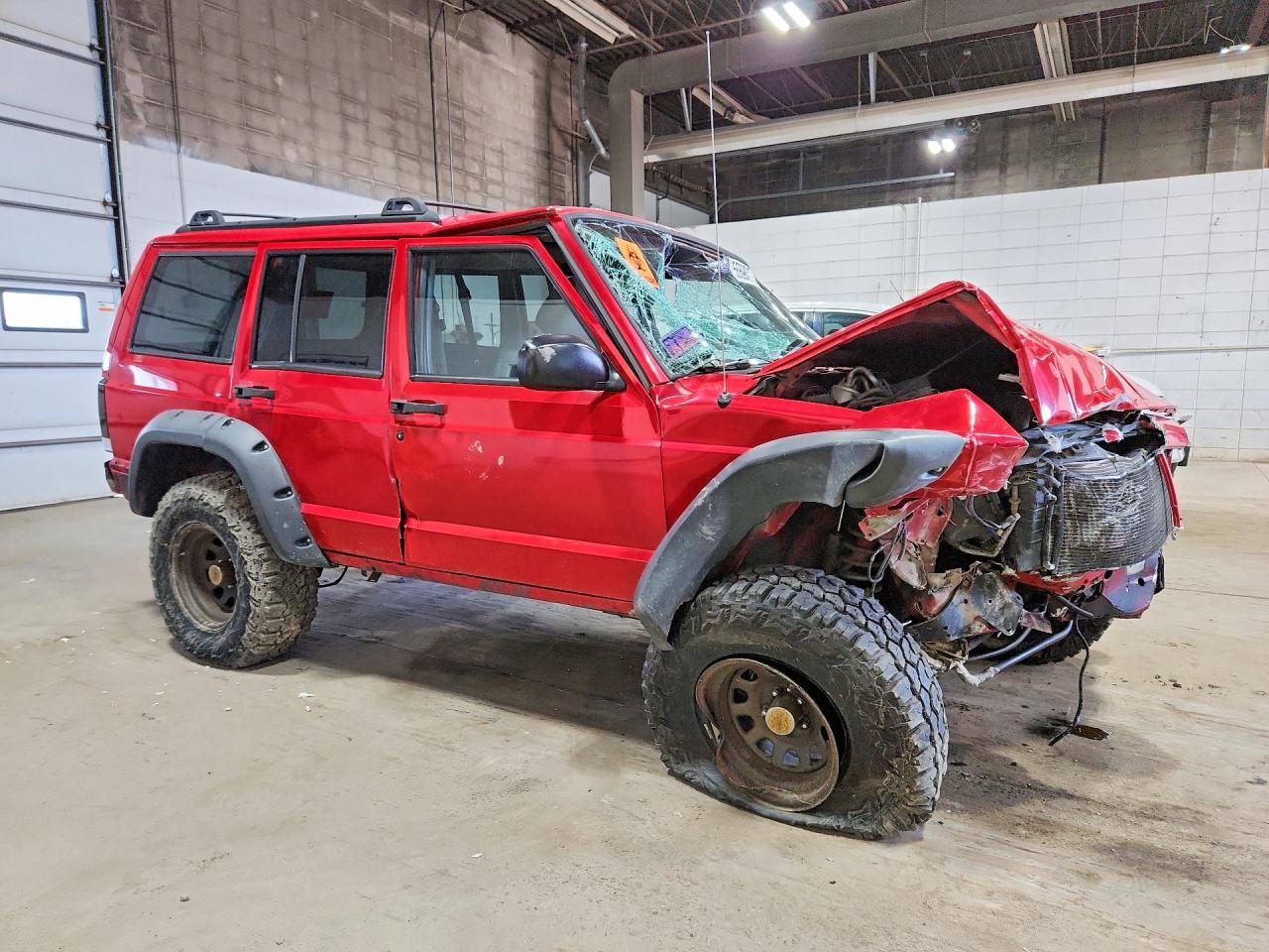 2001 Jeep Cherokee Classic Red vin: 1J4FF58S81L594035