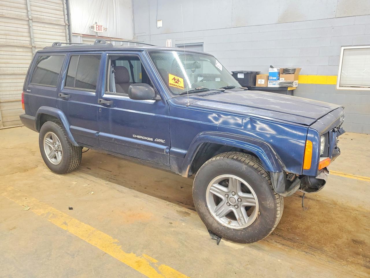 2000 Jeep Cherokee Classic Синий vin: 1J4FF58S9YL229292