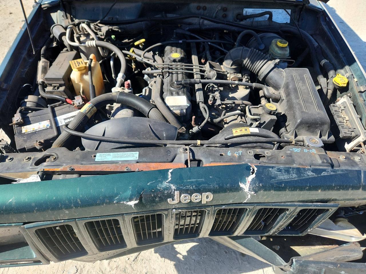 2001 Jeep Cherokee Classic Green vin: 1J4FF58SX1L621476