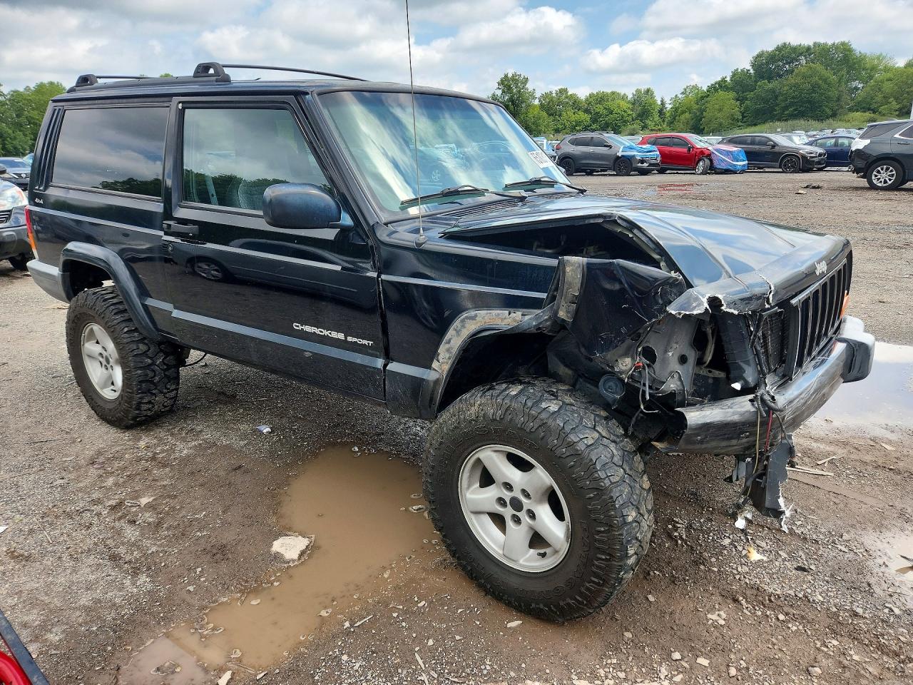 1999 Jeep Cherokee Sport Black vin: 1J4FF67S8XL664150