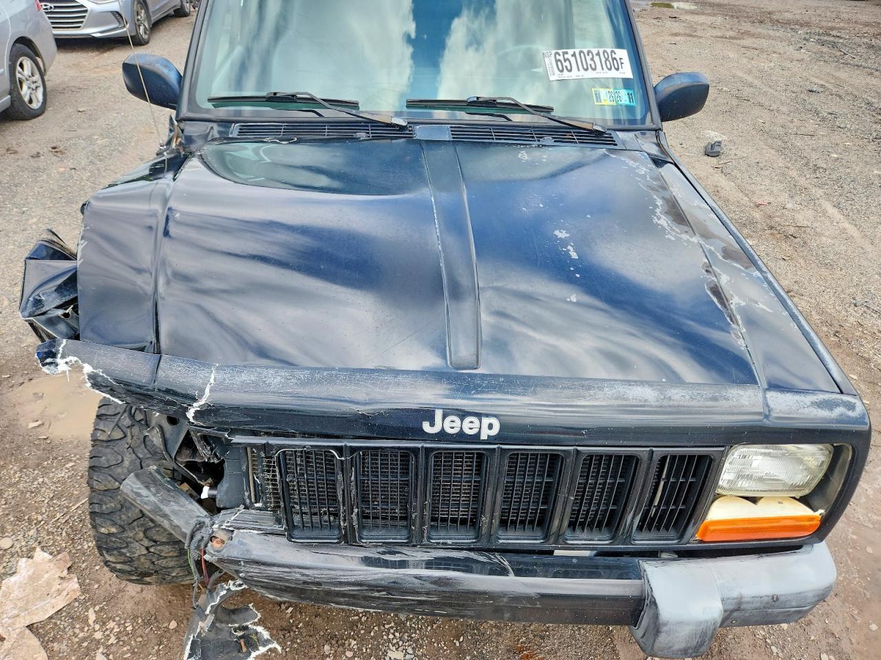 1999 Jeep Cherokee Sport Black vin: 1J4FF67S8XL664150