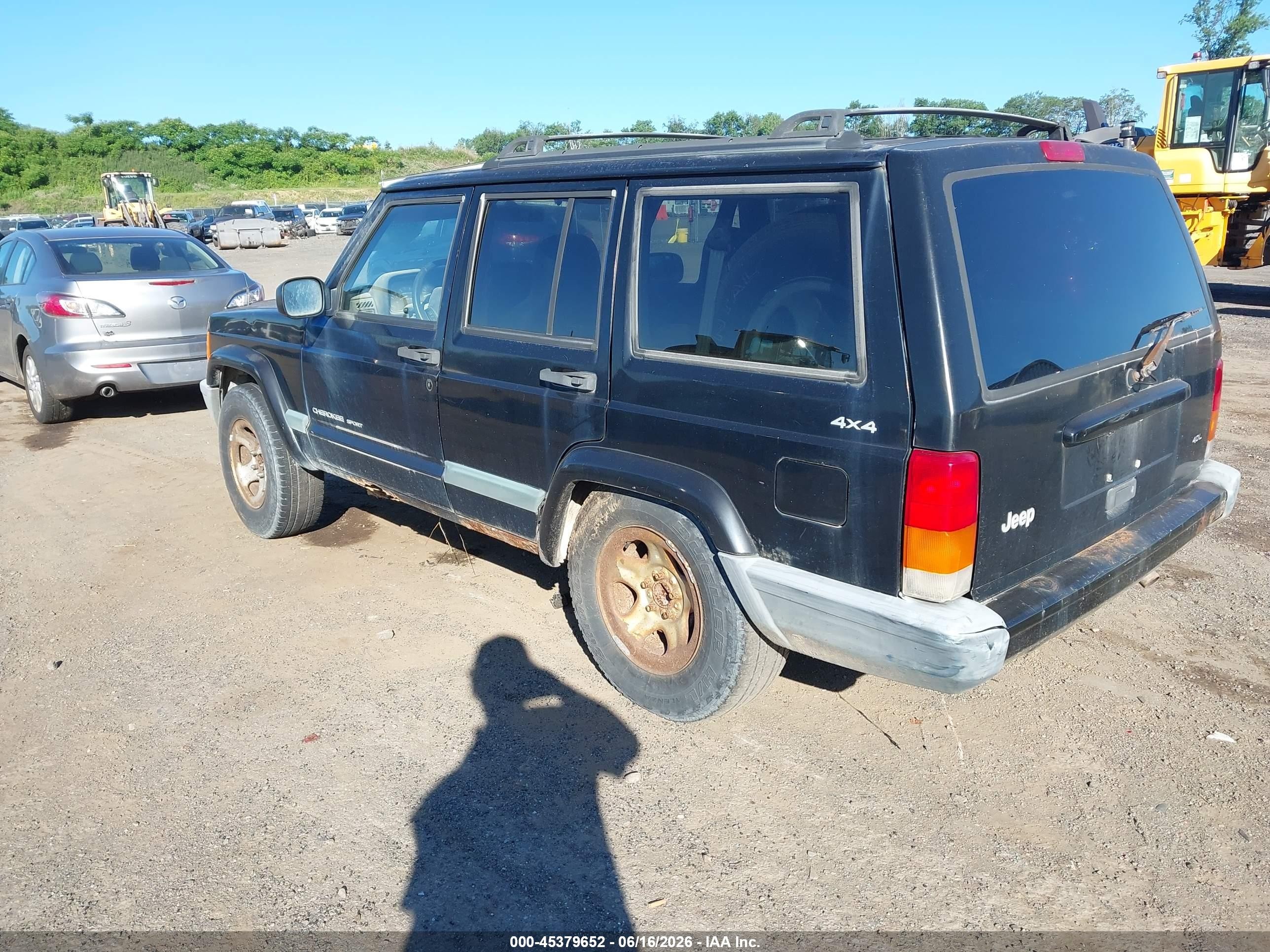1999 Jeep Cherokee Classic/sport Черный vin: 1J4FF68S0XL586459