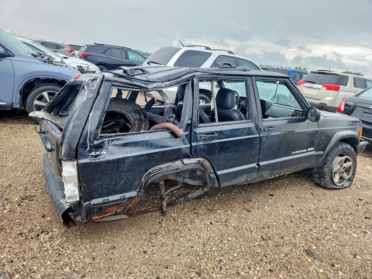 1999 Jeep Cherokee Sport Черный vin: 1J4FF68S1XL534175