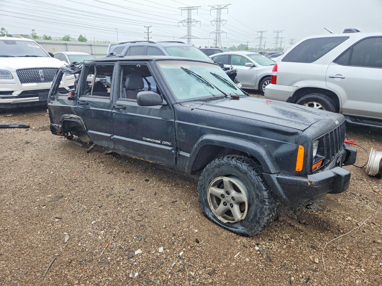 1999 Jeep Cherokee Sport Черный vin: 1J4FF68S1XL534175