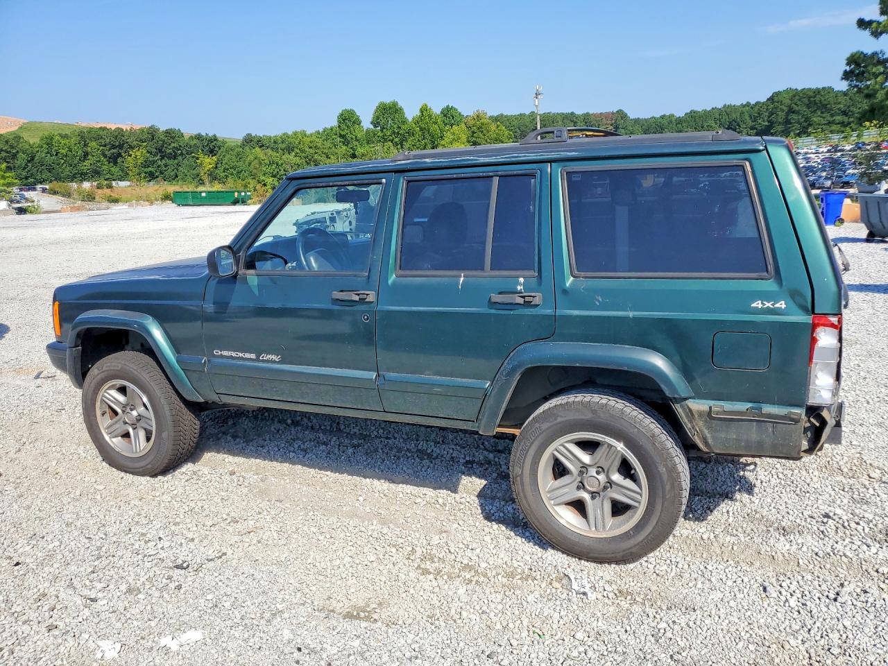 1999 Jeep Cherokee Sport Green vin: 1J4FF68S1XL534435