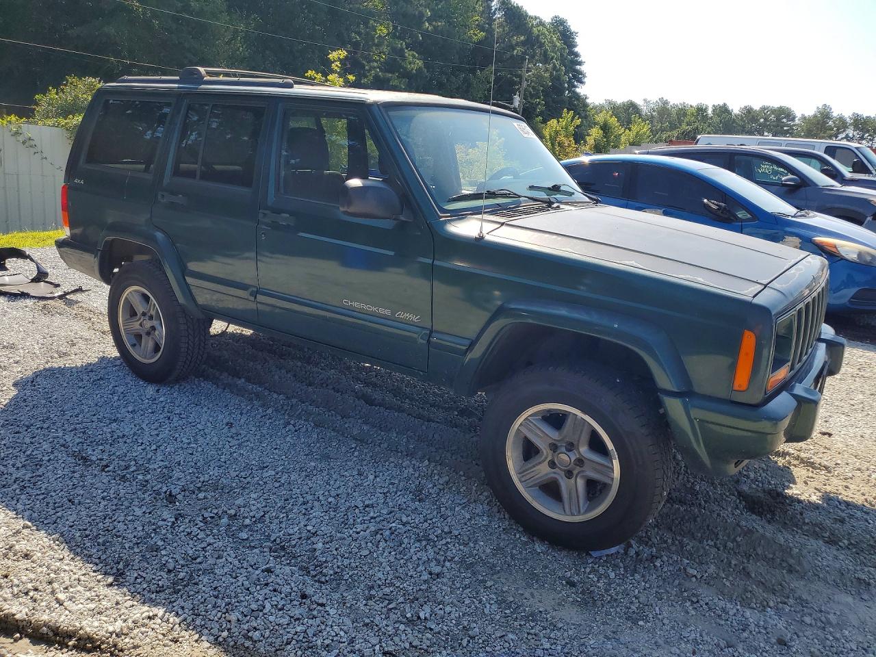 1999 Jeep Cherokee Sport Green vin: 1J4FF68S1XL534435