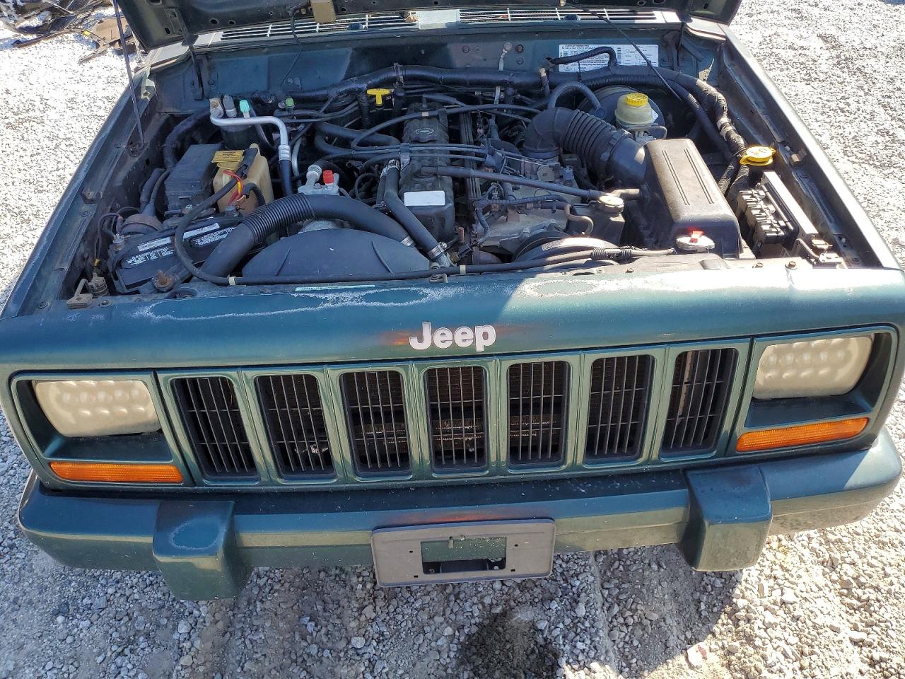 1999 Jeep Cherokee Sport Green vin: 1J4FF68S1XL534435