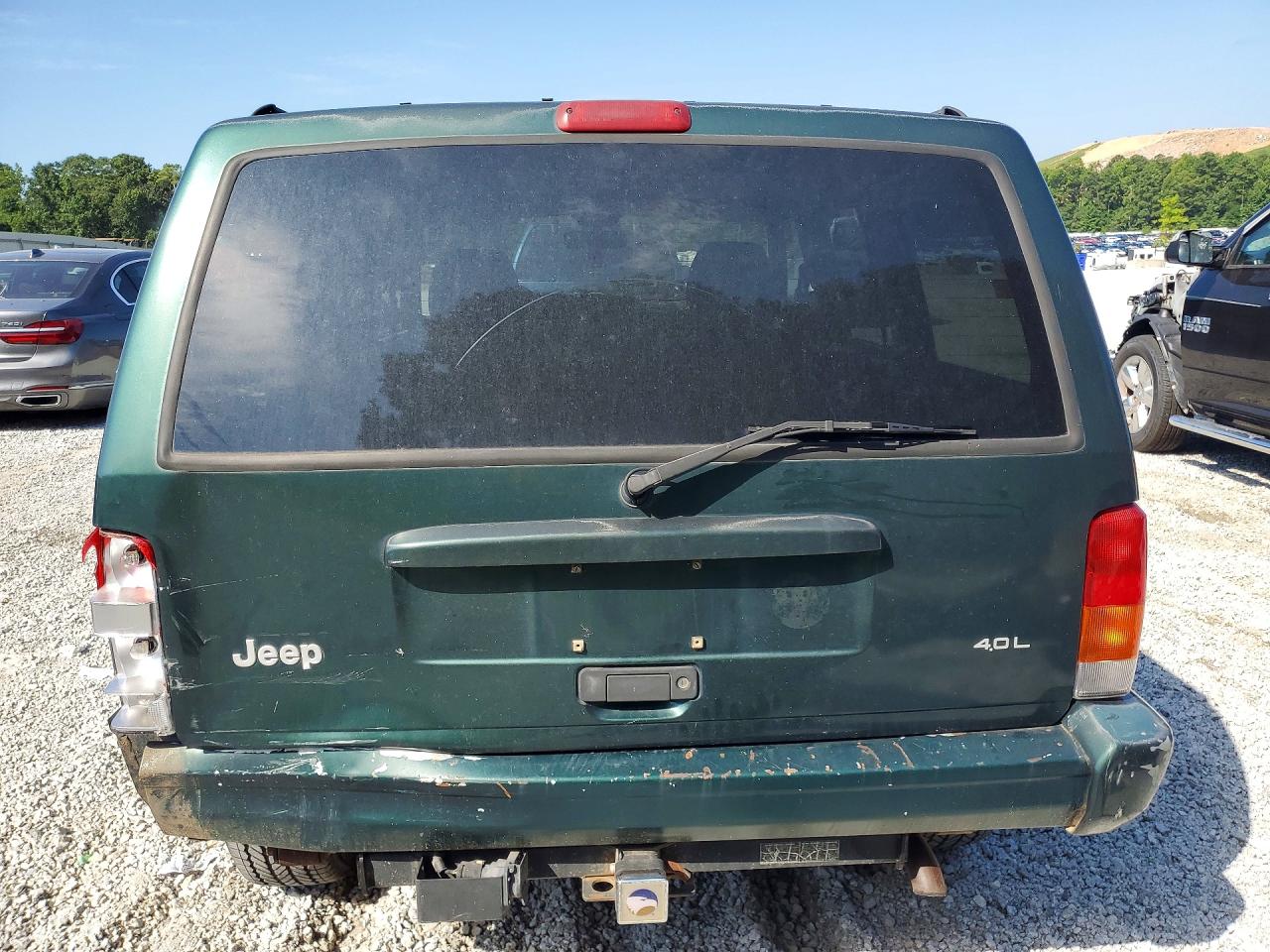 1999 Jeep Cherokee Sport Green vin: 1J4FF68S1XL534435