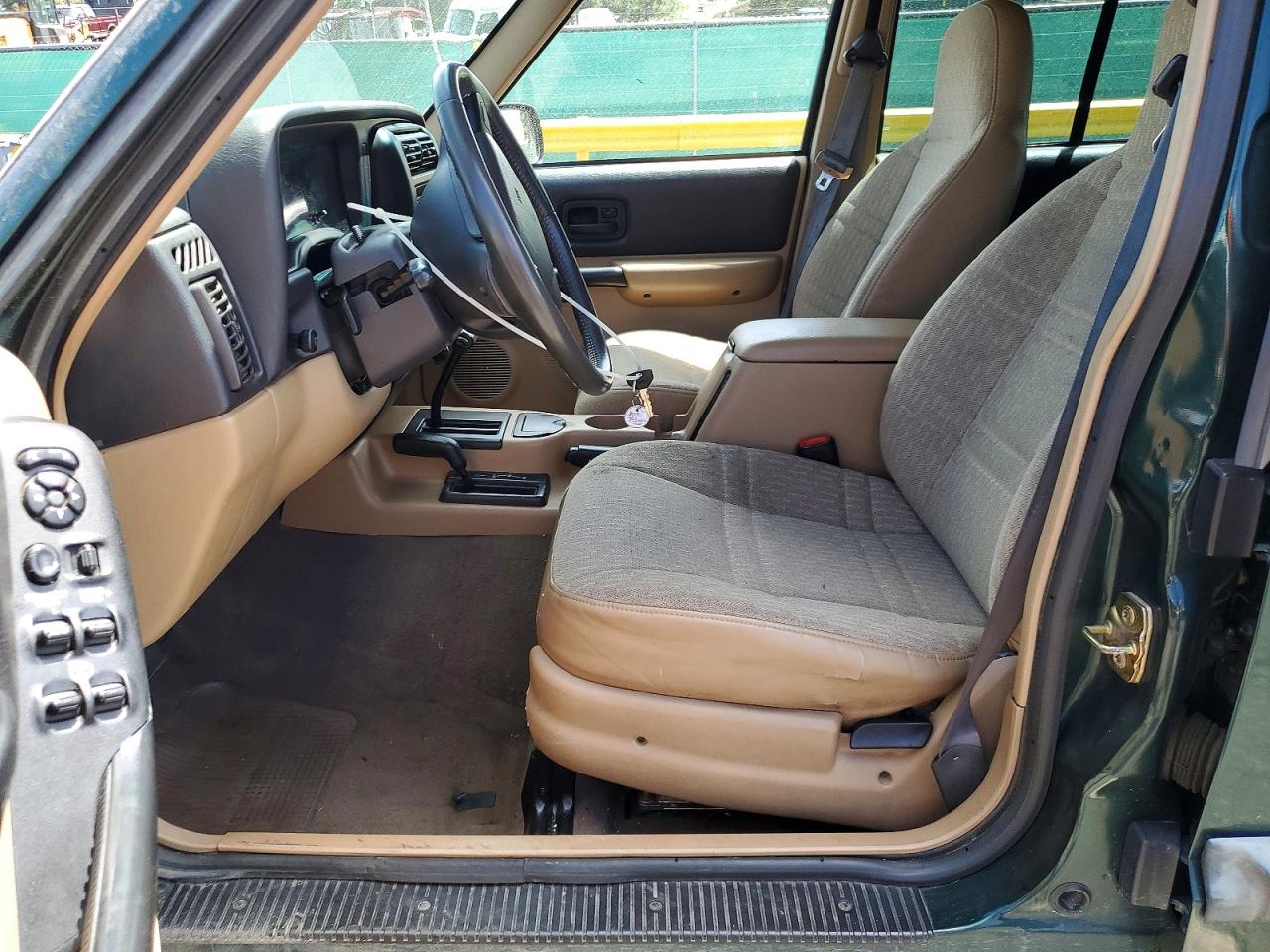 1999 Jeep Cherokee Sport Green vin: 1J4FF68S1XL622756