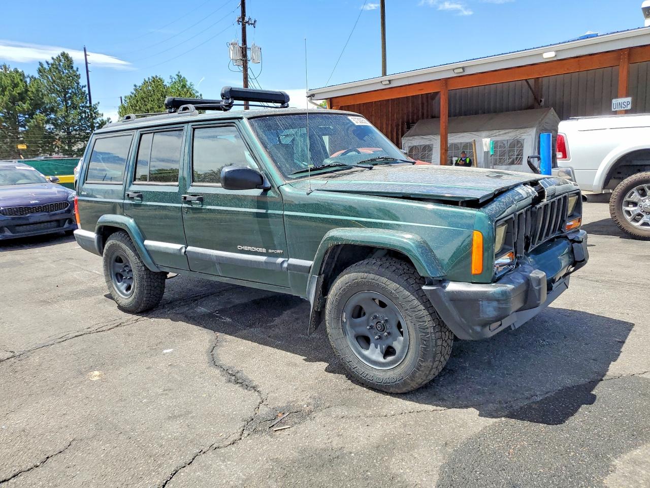 1999 Jeep Cherokee Sport Green vin: 1J4FF68S1XL622756