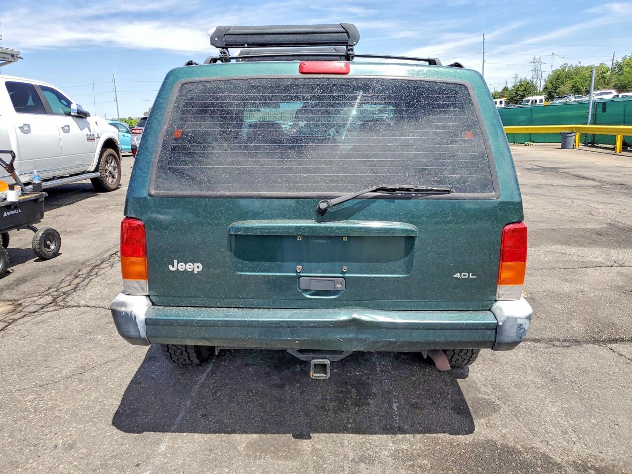 1999 Jeep Cherokee Sport Green vin: 1J4FF68S1XL622756