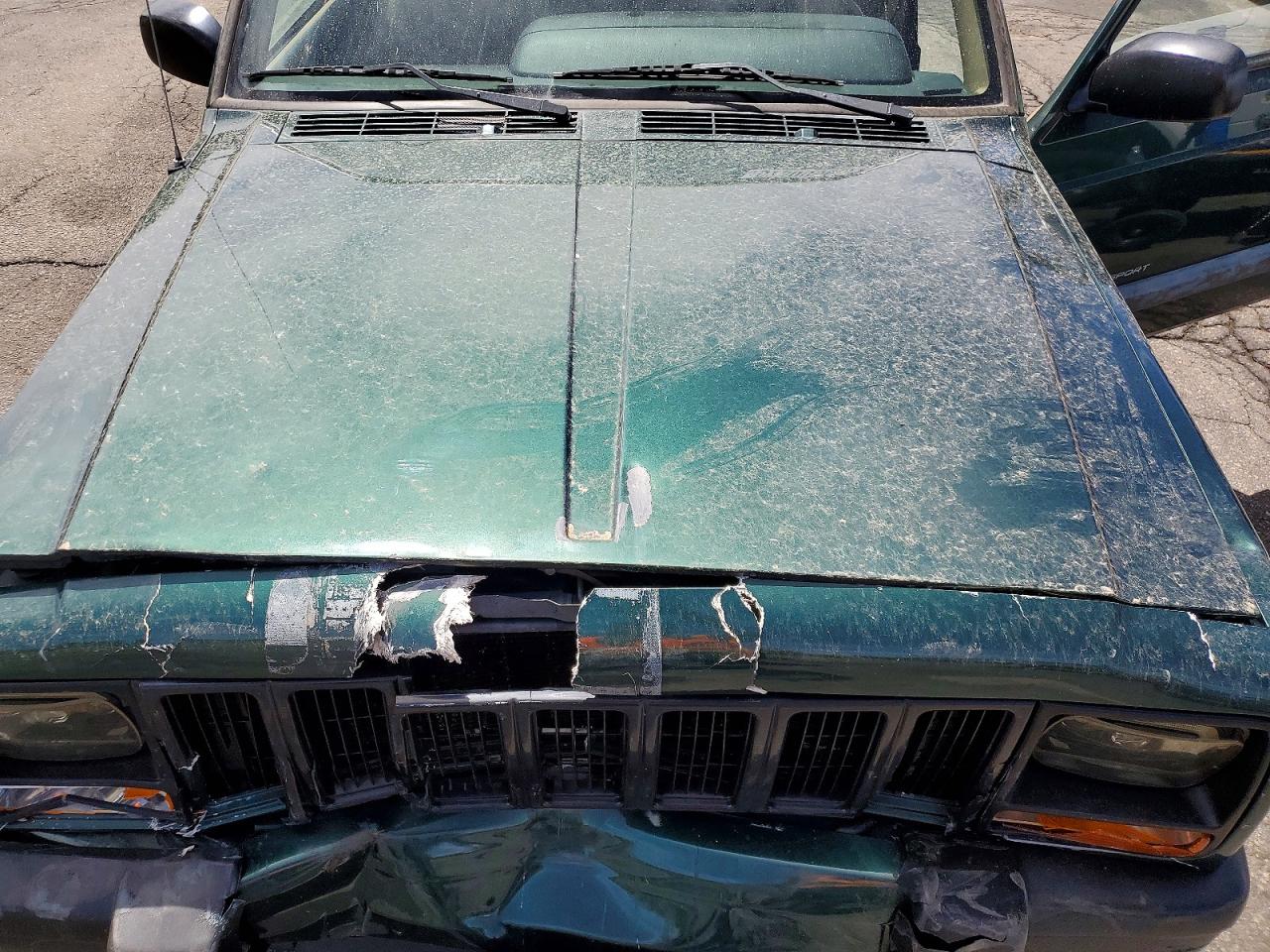 1999 Jeep Cherokee Sport Green vin: 1J4FF68S1XL622756