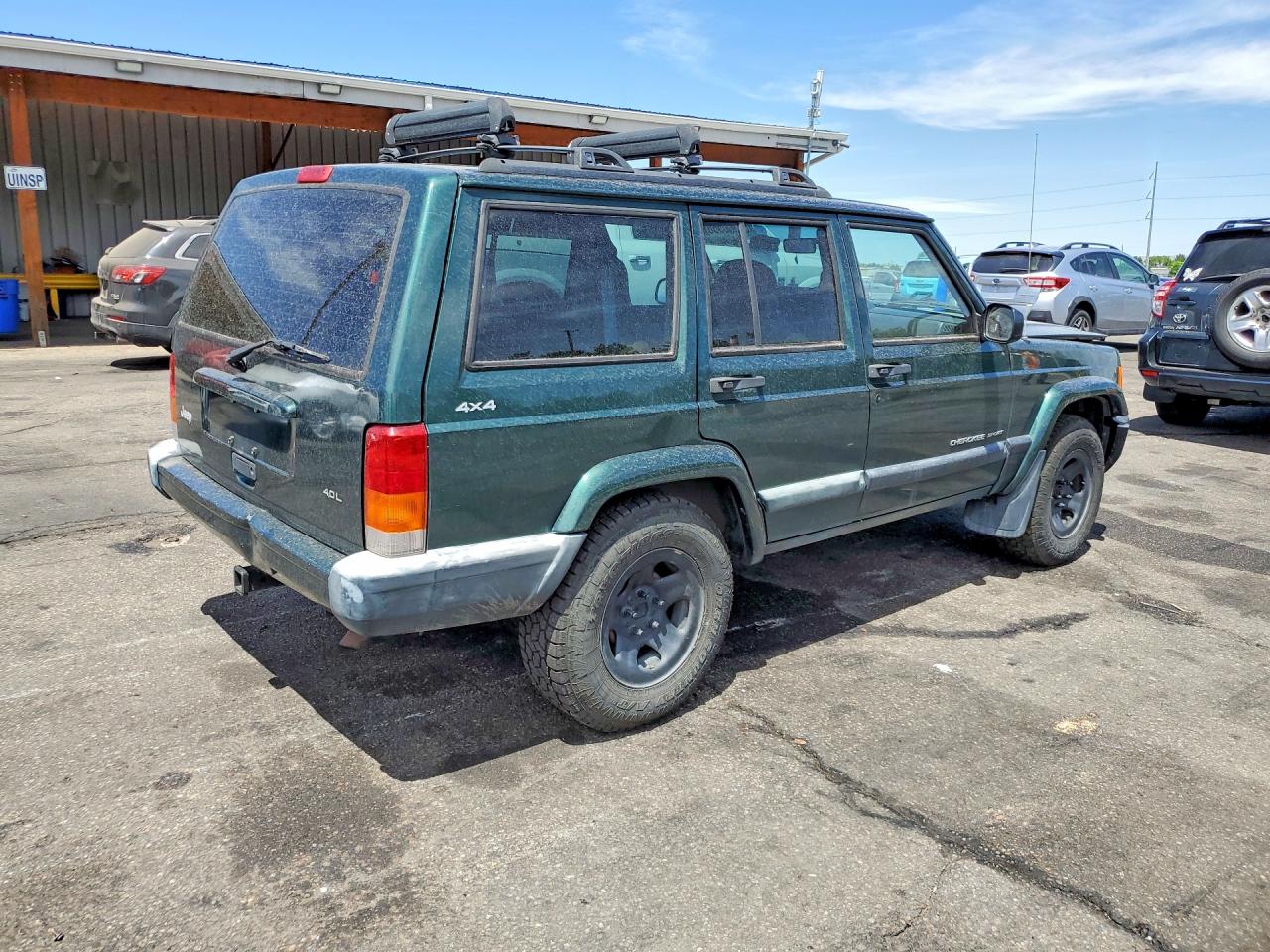 1999 Jeep Cherokee Sport Green vin: 1J4FF68S1XL622756