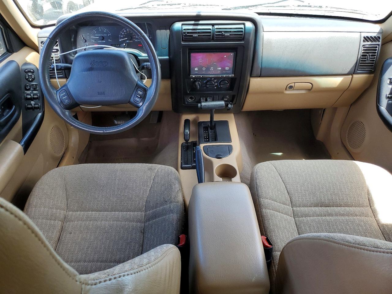 1999 Jeep Cherokee Sport Green vin: 1J4FF68S1XL622756