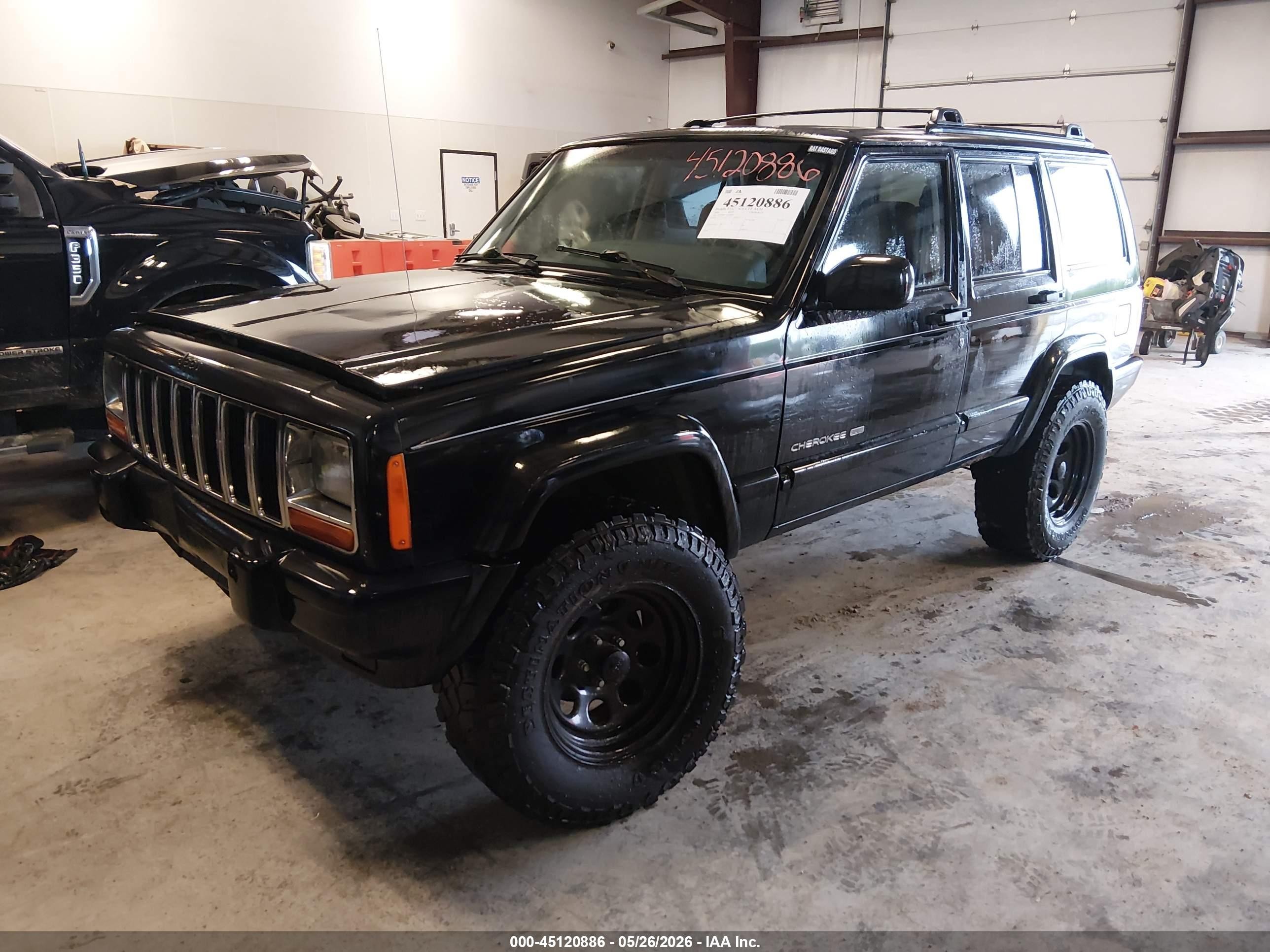 2000 Jeep Cherokee Limited Black vin: 1J4FF68S1YL238039