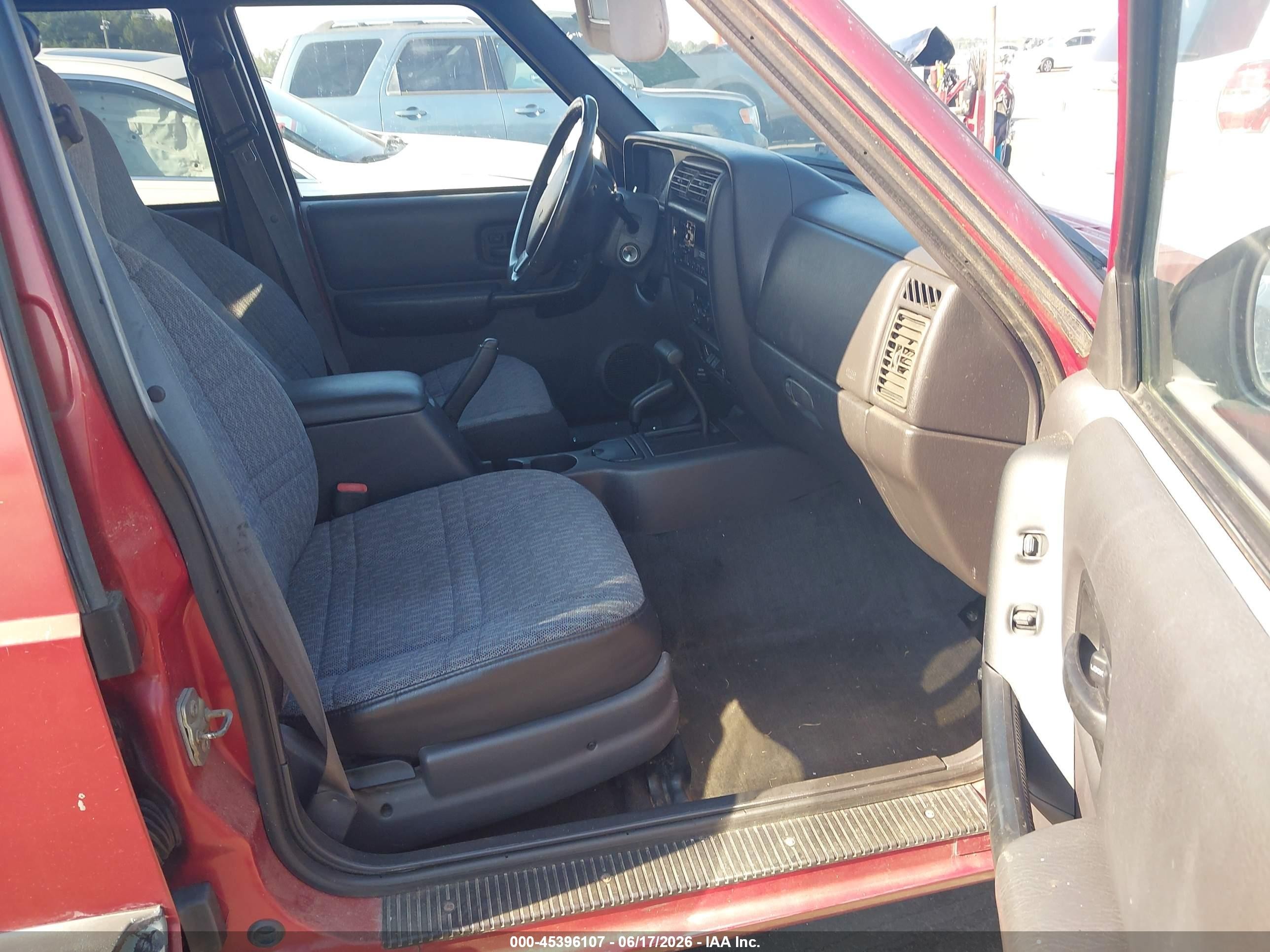1999 Jeep Cherokee Classic/sport Red vin: 1J4FF68S2XL623818