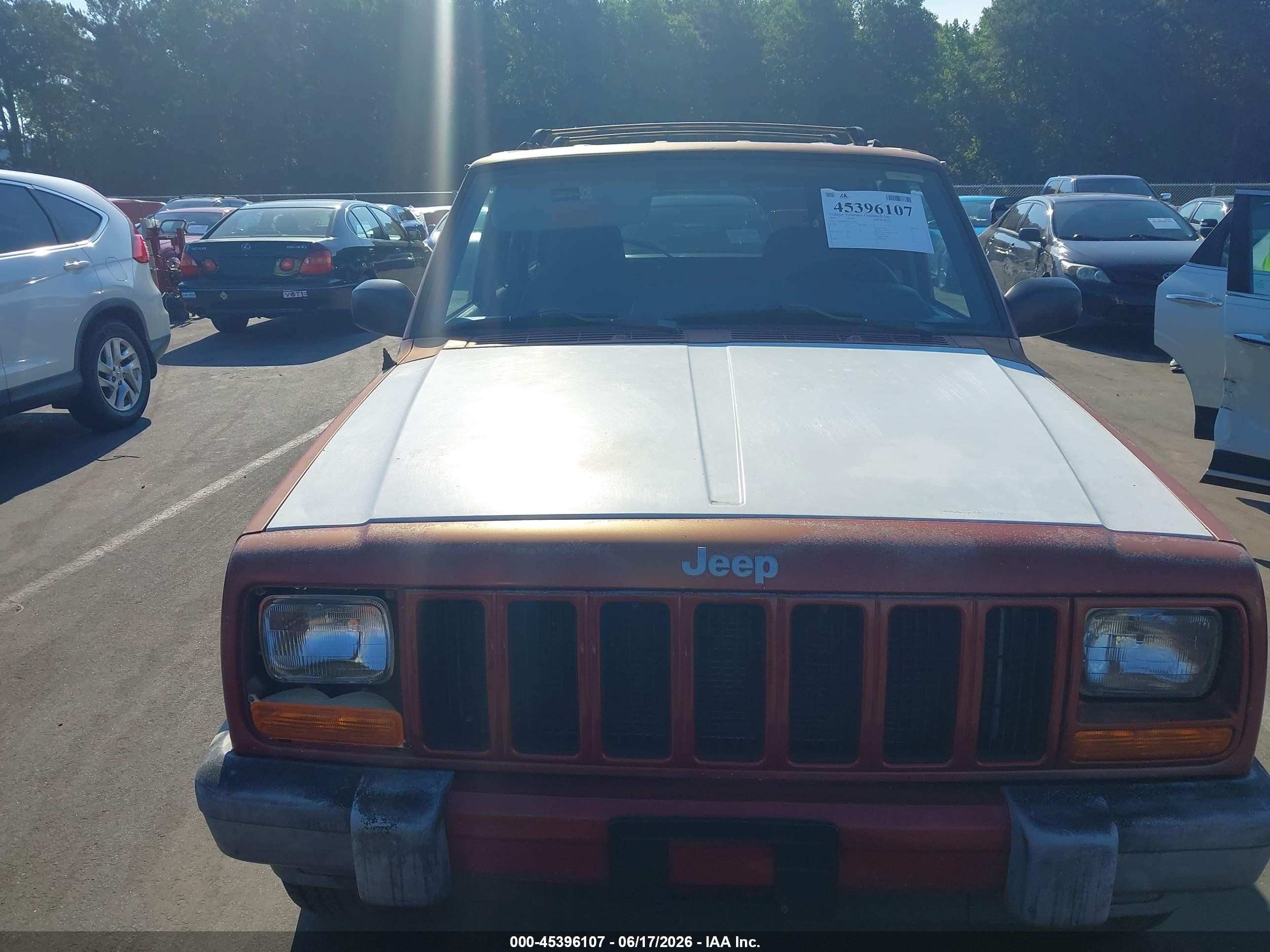 1999 Jeep Cherokee Classic/sport Red vin: 1J4FF68S2XL623818
