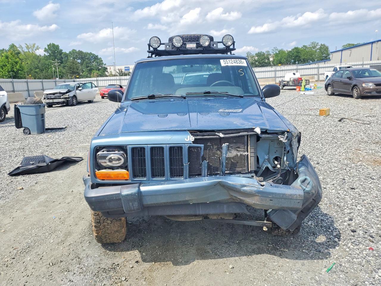 1999 Jeep Cherokee Sport Blue vin: 1J4FF68S2XL634687